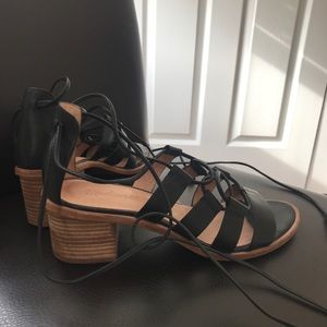 Madewell Shoes | Daniela Black Lace Up Sandal